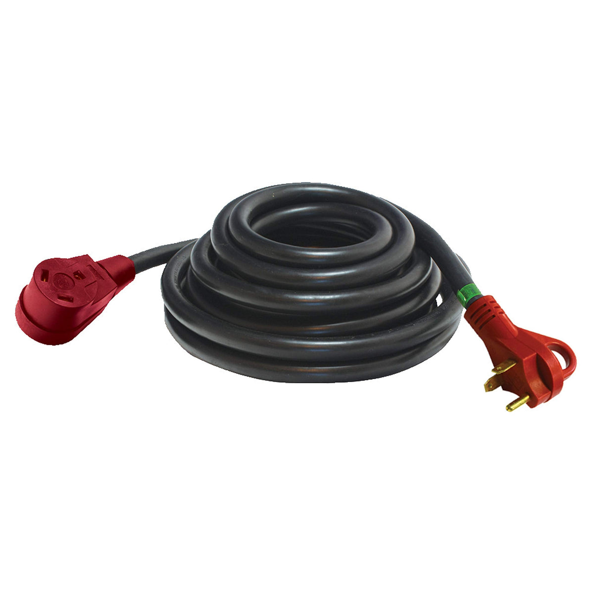 Valterra Valterra A10-3025EH Mighty Cord RV 30-Amp Extension Cord, 25 ft., Red - Outdoor Depot