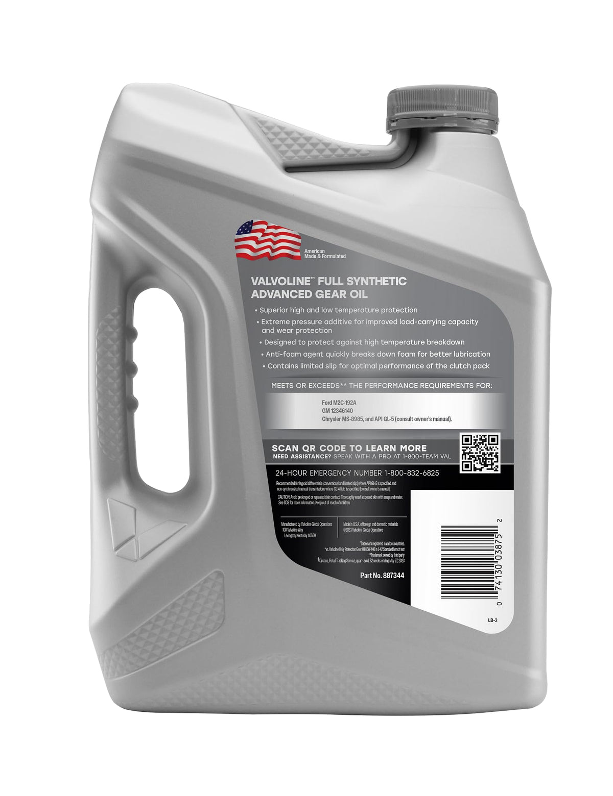 Valvoline Valvoline SynPower SAE 75W-140 Full Synthetic Gear Oil 1 GA - Outdoor Depot