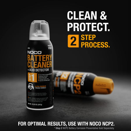 NOCO NOCO E404 12.25 Oz Battery Terminal Cleaner Spray and Corrosion Cleaner with Acid Detector - Outdoor Depot