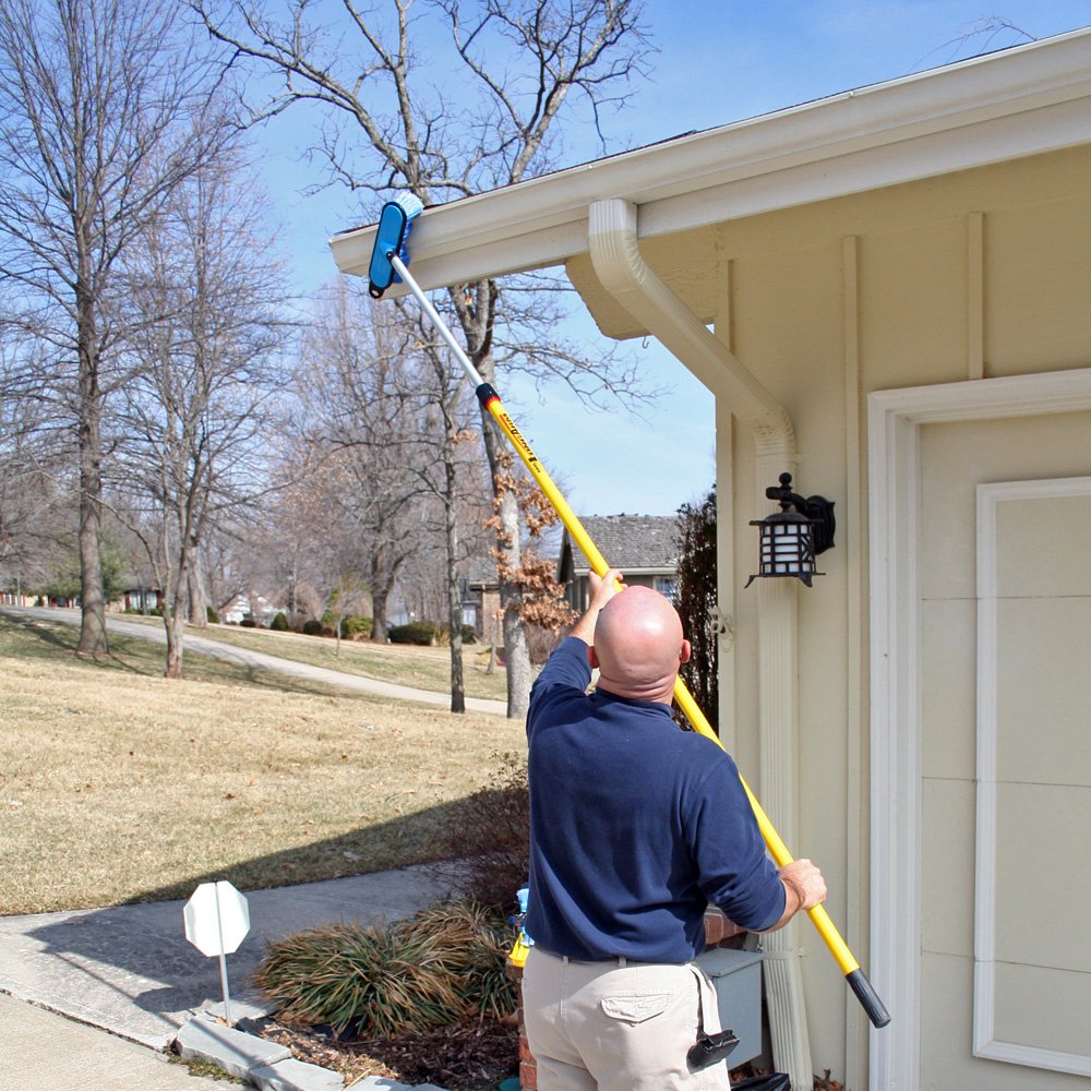 Mr. Long Arm Mr. Long Arm Mr. LongArm 0405 Soft Flow-Thru Brush Blue - Outdoor Depot