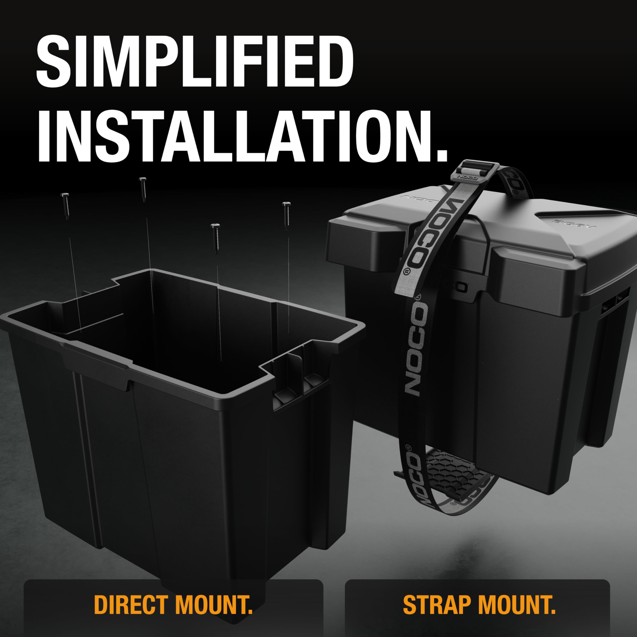 NOCO NOCO Snap-Top BG6V Battery Box, Single 6V Battery Box for Marine, Automotive, RV, Boat, Camper and - Outdoor Depot