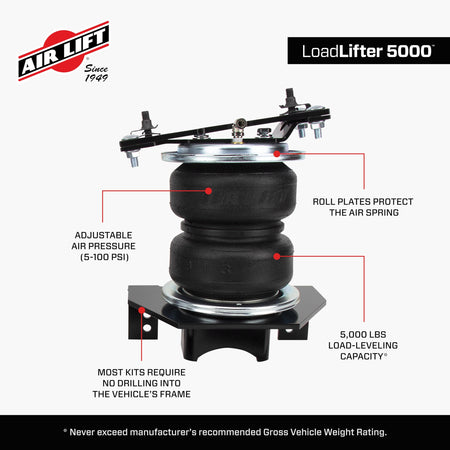 Air Lift Air Lift LoadLifter 5000 for 2014-2026 Dodge Ram 2500/Ram 2500-57289 - Outdoor-Depot.us