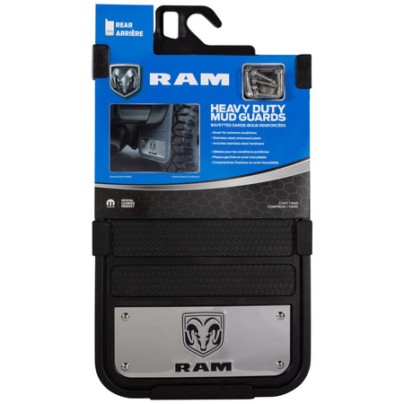 Plasticolor Plasticolor Ram Heavy Duty Rear 12 X 23 Mud Guards, 12" x 23" Rear Mud Guards by Plasticolor - Outdoor Depot