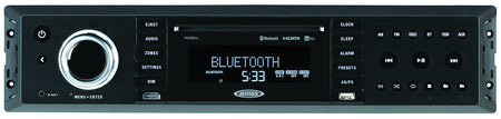 Jensen Jensen JWM90A Slimline 3-Zone Source Theater-Style Bluetooth Wallmount Stereo with App Control, - Outdoor Depot