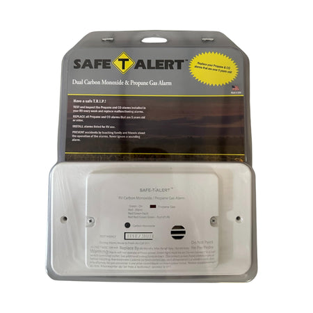 Safe T Alert Safe T Alert - Dual LP/CO Alarm - Flush Mount w/Trim Ring White - 25-742-WT-TR - Outdoor Depot