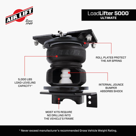 Air Lift Air Lift LoadLIfter 5000 Ultimate Air Spring Kit for 2020-2026 Chevrolet Silverado 2500HD & 3500HD, - Outdoor-Depot.us