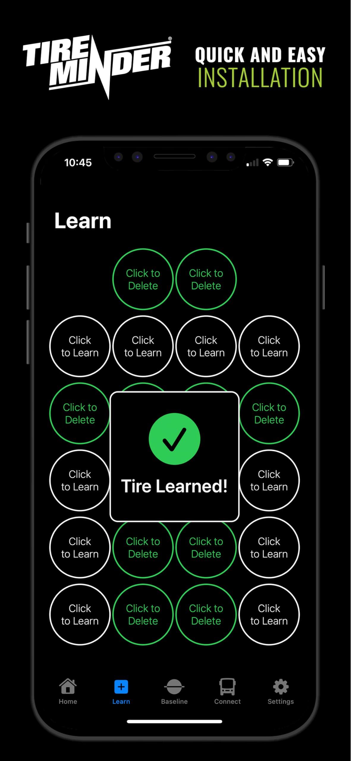 TireMinder TireMinder Smart TPMS with 4 Transmitters for RVs, MotorHomes, 5th Wheels, Motor Coaches and - Outdoor Depot
