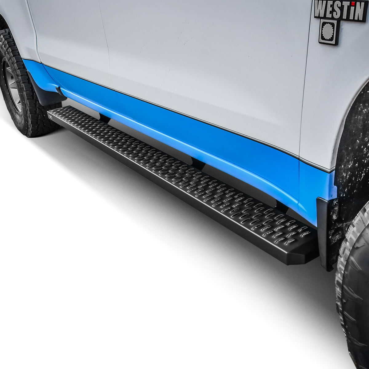 Westin Westin 27-74745 Grate Steps Running Boards 90 in. Textured Black Pair (Required Mounting Kit Sold - Outdoor Depot