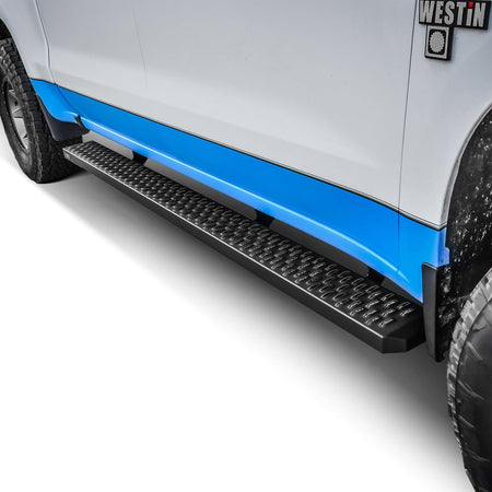 Westin Westin 27-74745 Grate Steps Running Boards 90 in. Textured Black Pair (Required Mounting Kit Sold - Outdoor Depot