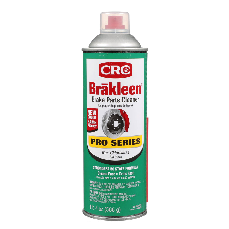 CRC CRC Brakleen 1003663 Brake Cleaner Spray BPC Pro Series Non-Chlorinated 50 State Formula, 20 oz, [1 Pack] - Outdoor Depot