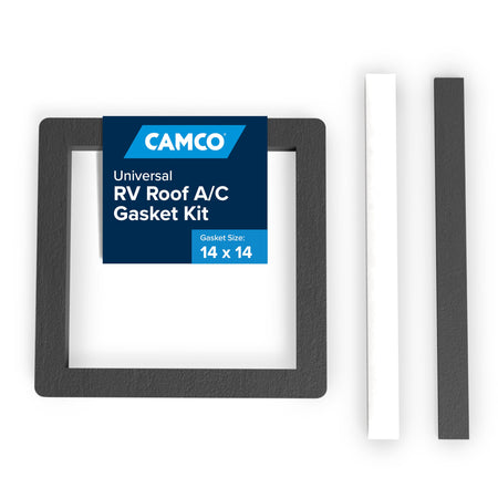 Camco Camco 14-Inch x 14-Inch Camper Roof A/C Gasket Kit - Features a Waterproof Compression Seal, - Outdoor Depot
