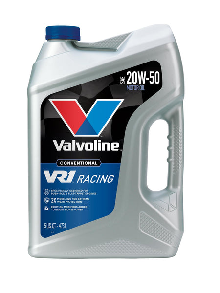 Valvoline Valvoline VR1 Racing SAE 20W-50 Motor Oil 5 QT - Outdoor Depot