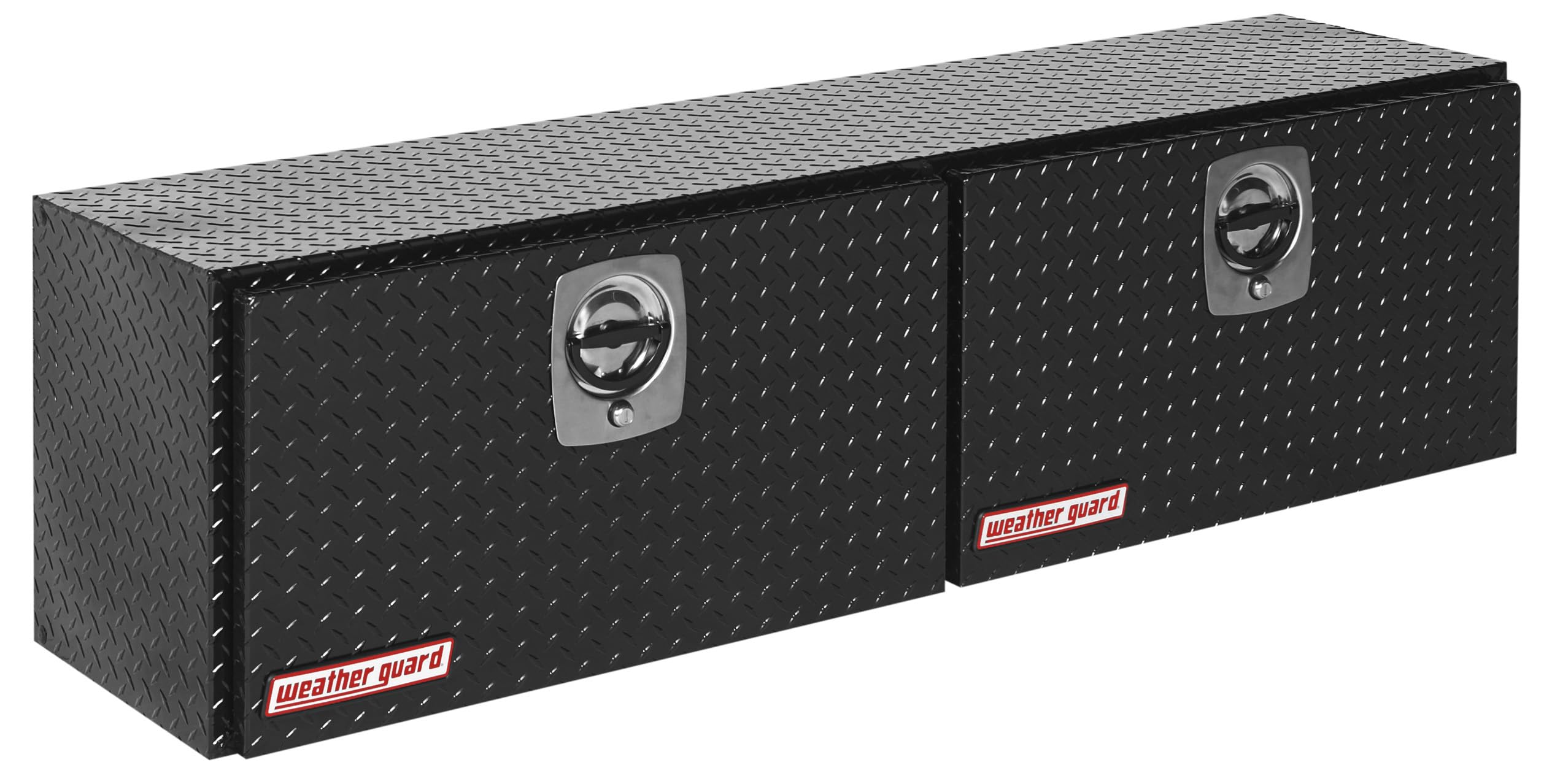 Weather Guard Weather Guard Model 365-5-02 Super Hi-Side Truck Box, Aluminum, Gloss Black, 10.8 cu ft - Outdoor Depot