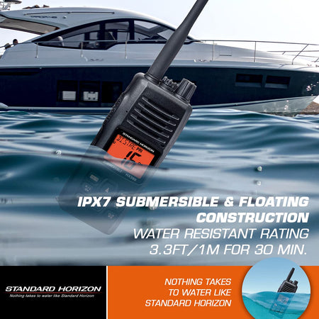 STANDARD HORIZON Standard Horizon HX380 1.5" Standard Handheld VHF - Outdoor Depot