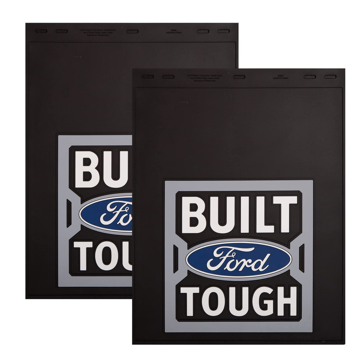 Plasticolor Plasticolor 001861R01 Built Ford Tough 18x24 Mud Guard - Set of 2 Pieces - Outdoor Depot