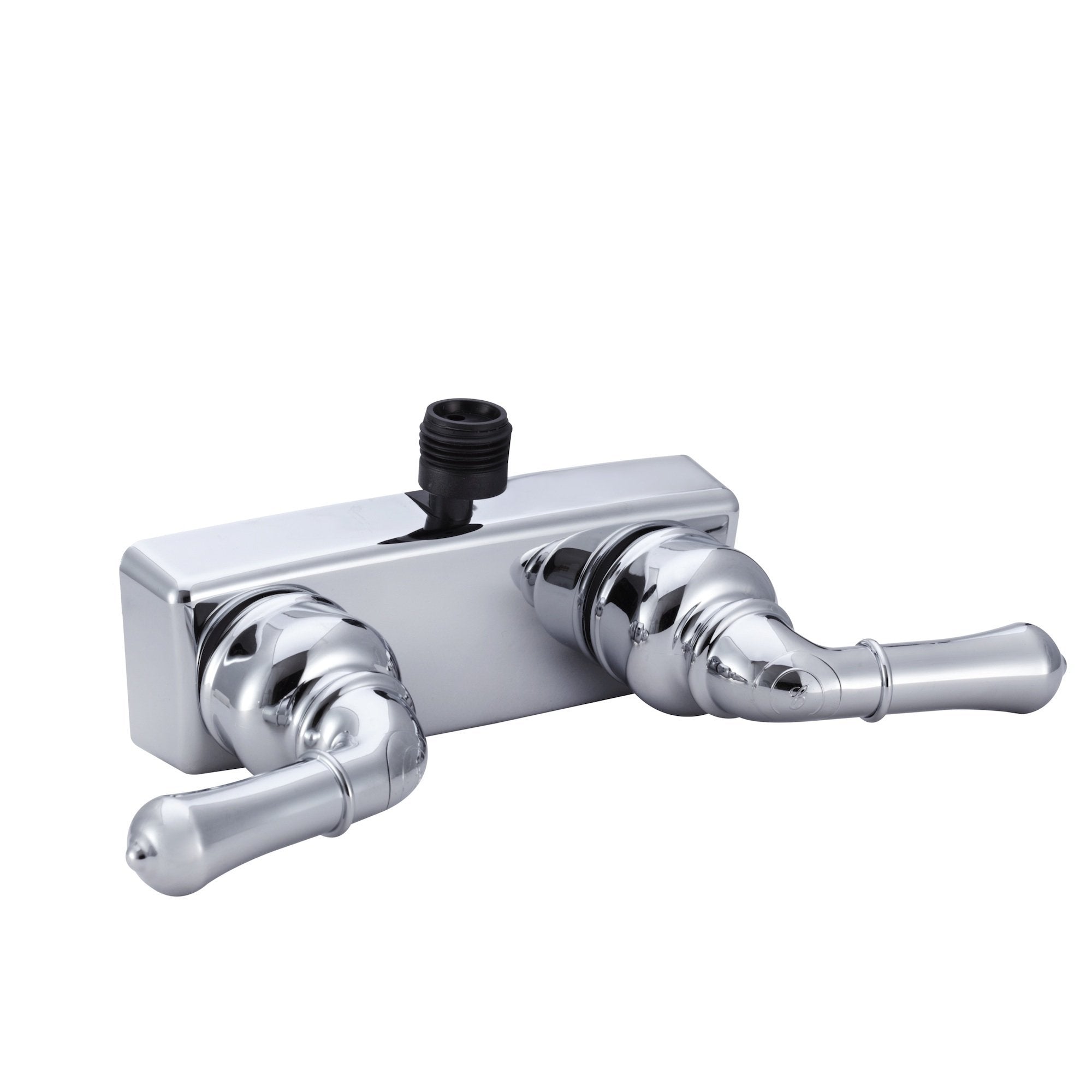 Dura Faucet Dura Faucet DF-SA100C-CP RV Shower Faucet Valve Diverter with Classical Handles (Chrome) - Outdoor Depot