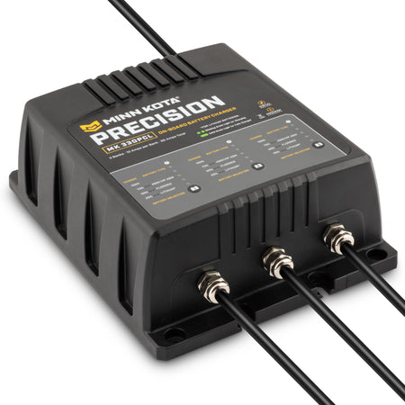 Minn Kota Minn Kota Precision MK-330PCL On-Board Marine Battery Charger – 3 Banks, 10 Amps Each - Outdoor Depot