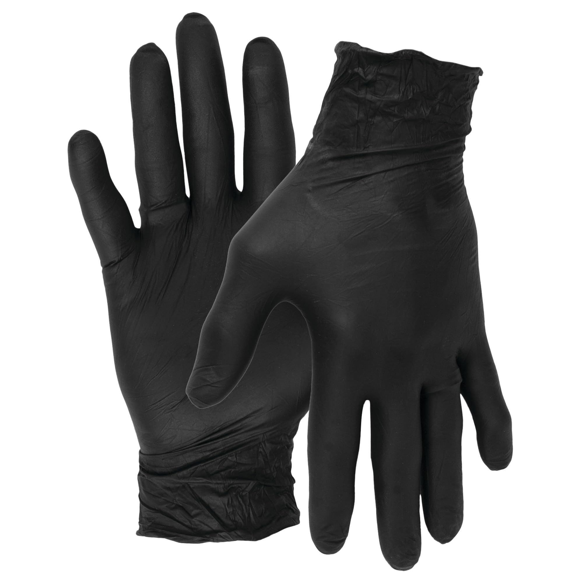 Performance Tool Performance Tool W89013 Black Nitrile Gloves | Disposable, Powder Free, latex rubber free, - Outdoor Depot