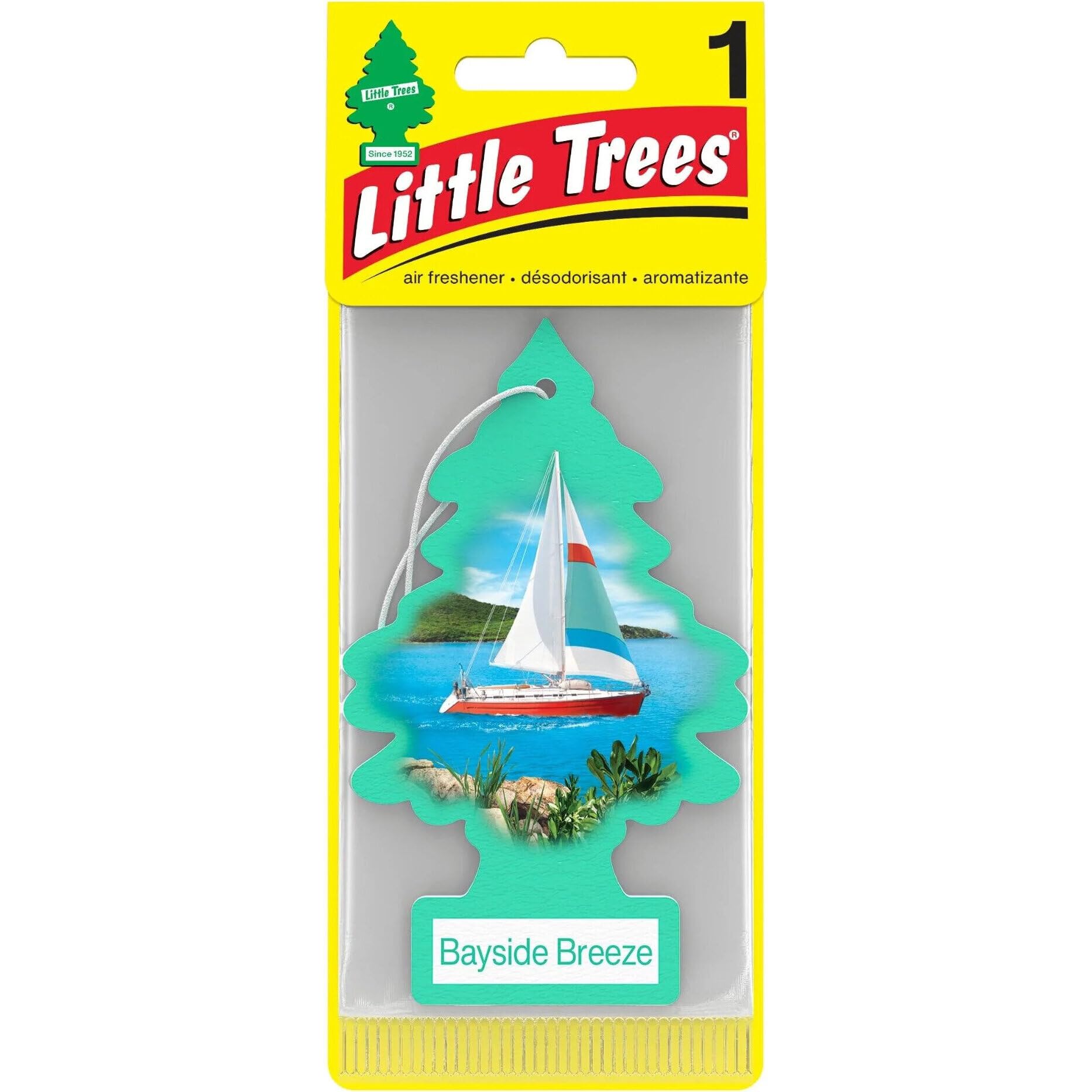 LITTLE TREES CAR FRESHNER Bayside Breeze Little Trees Air Freshener - Outdoor Depot