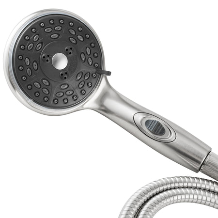 Dura Faucet Dura Faucet Premium RV Handheld Shower Wand with Eco-Friendly On/Off Switch (Brushed Satin - Outdoor Depot