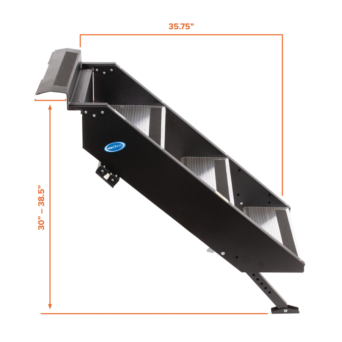MORryde MORryde STP-207 StepAbove Fold-Up RV Entry Step - 3-Step (9" Step Rise), Fits 26" to 28" Door Width - Outdoor Depot