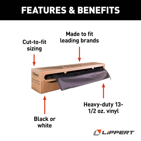 Solera Solera Universal Slide-Topper Replacement Cut-to-Fit Fabric for 5th Wheel RVs, Travel Trailers, - Outdoor Depot