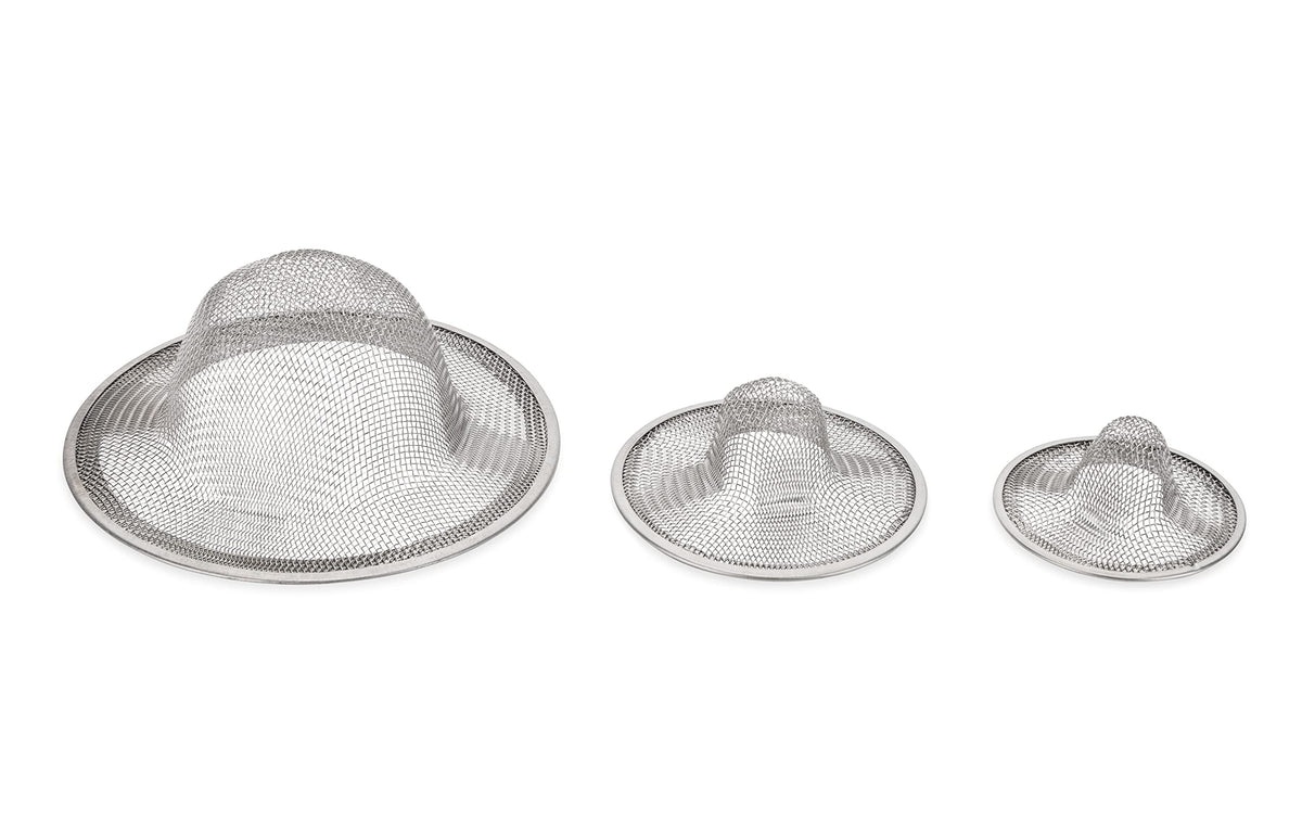 Camco Camco Sink and Shower Drain Strainers | Designed to Keep Food and Hair Out of Plumbing | 3-Pack (42273) - Outdoor Depot