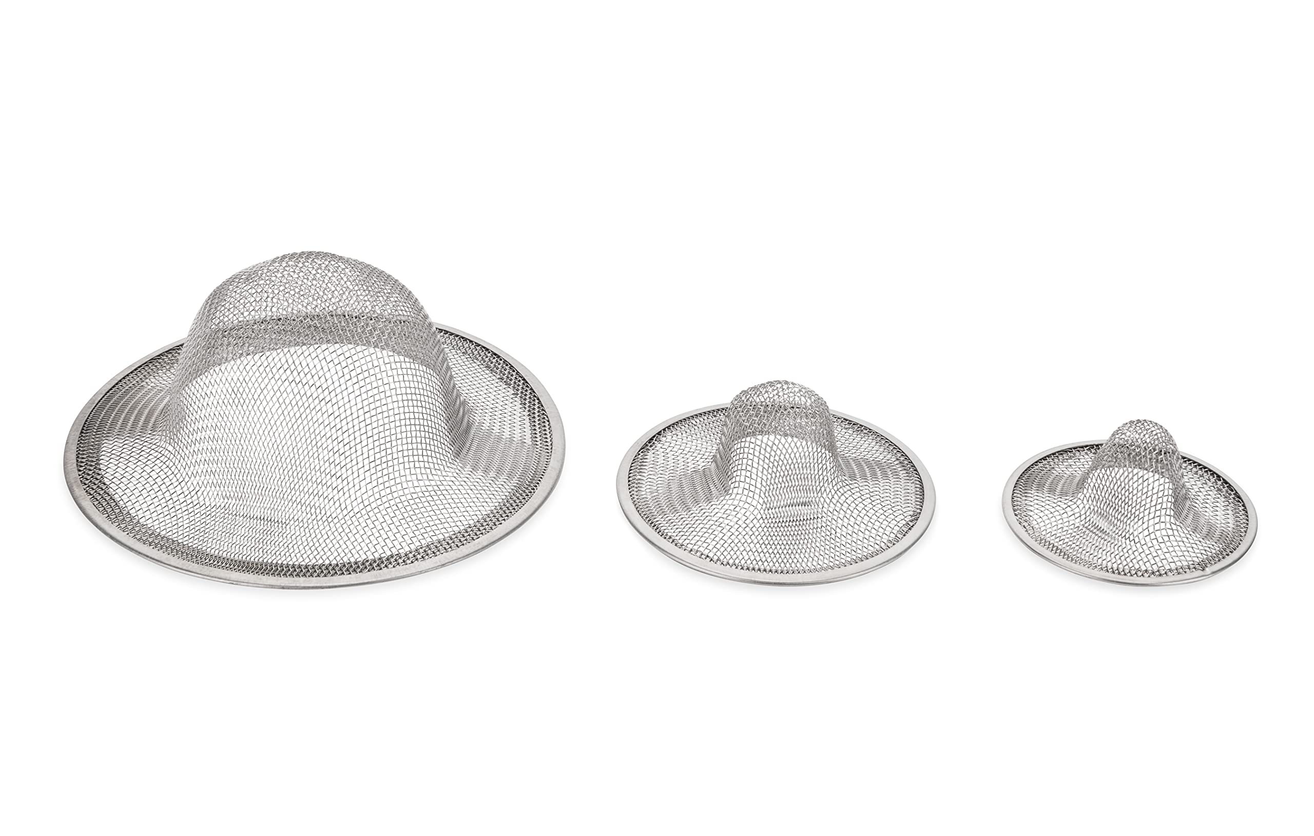 Camco Camco Sink and Shower Drain Strainers | Designed to Keep Food and Hair Out of Plumbing | 3-Pack (42273) - Outdoor Depot
