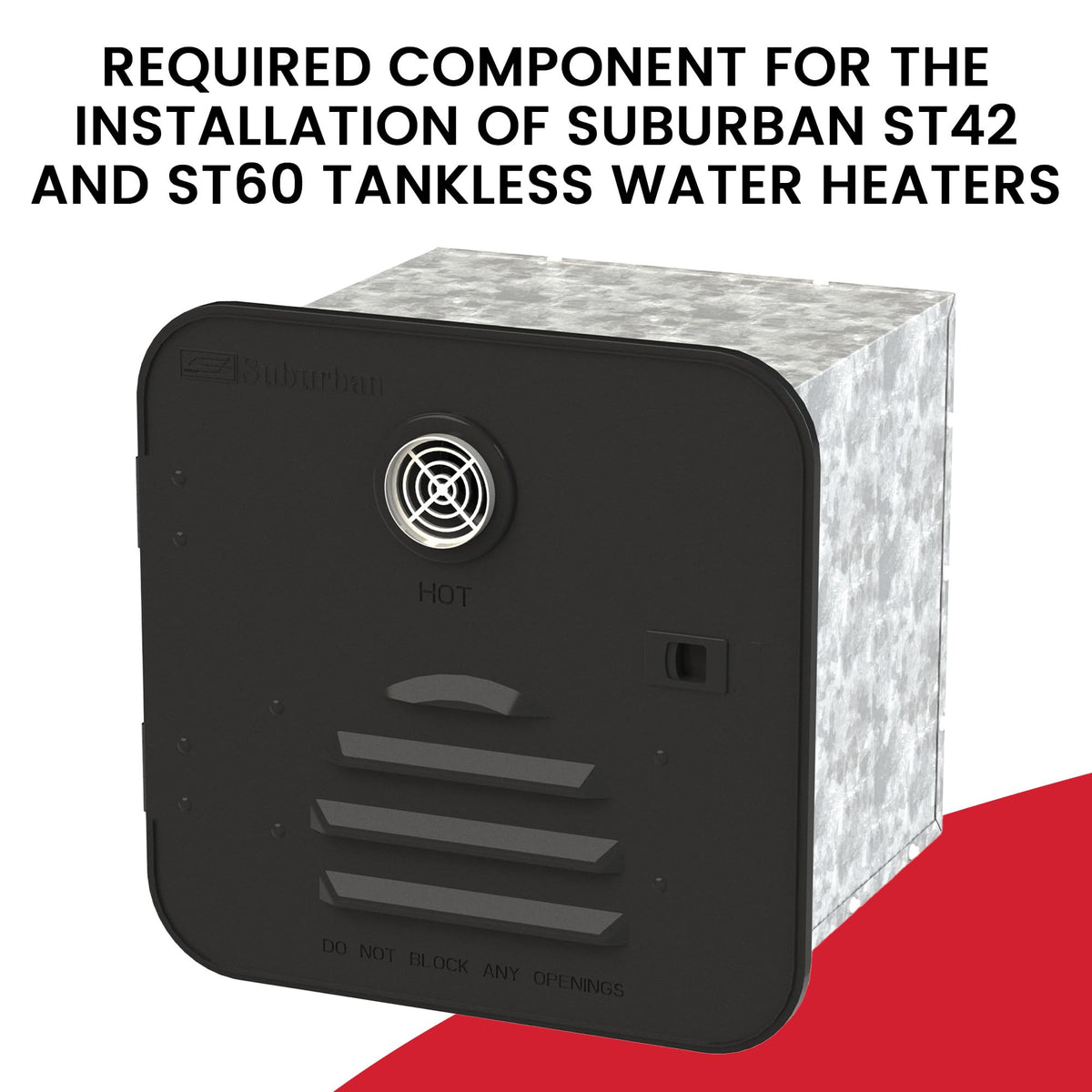 Suburban ST Suburban 6285AEB Tankless Water Heater Door, Required Door for Installation of Suburban ST42 and - Outdoor Depot