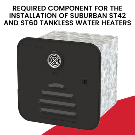 Suburban ST Suburban 6285AEB Tankless Water Heater Door, Required Door for Installation of Suburban ST42 and - Outdoor Depot