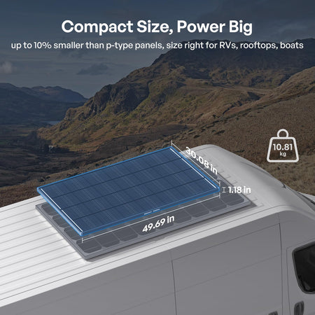 Renogy Renogy 200W ShadowFlux Anti-Shading N-Type Solar Panel, 12V/24V System 200 Watt Solar Panel 25% - Outdoor Depot