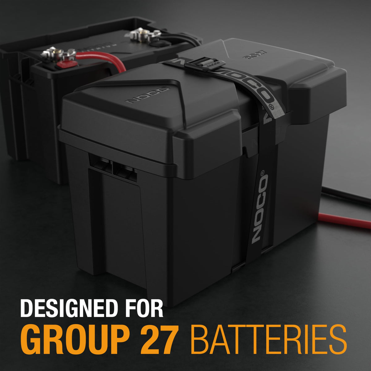 NOCO NOCO Snap-Top BG27 Battery Box, Group 27 12V Battery Box for Marine, Automotive, RV, Boat, Camper and - Outdoor Depot