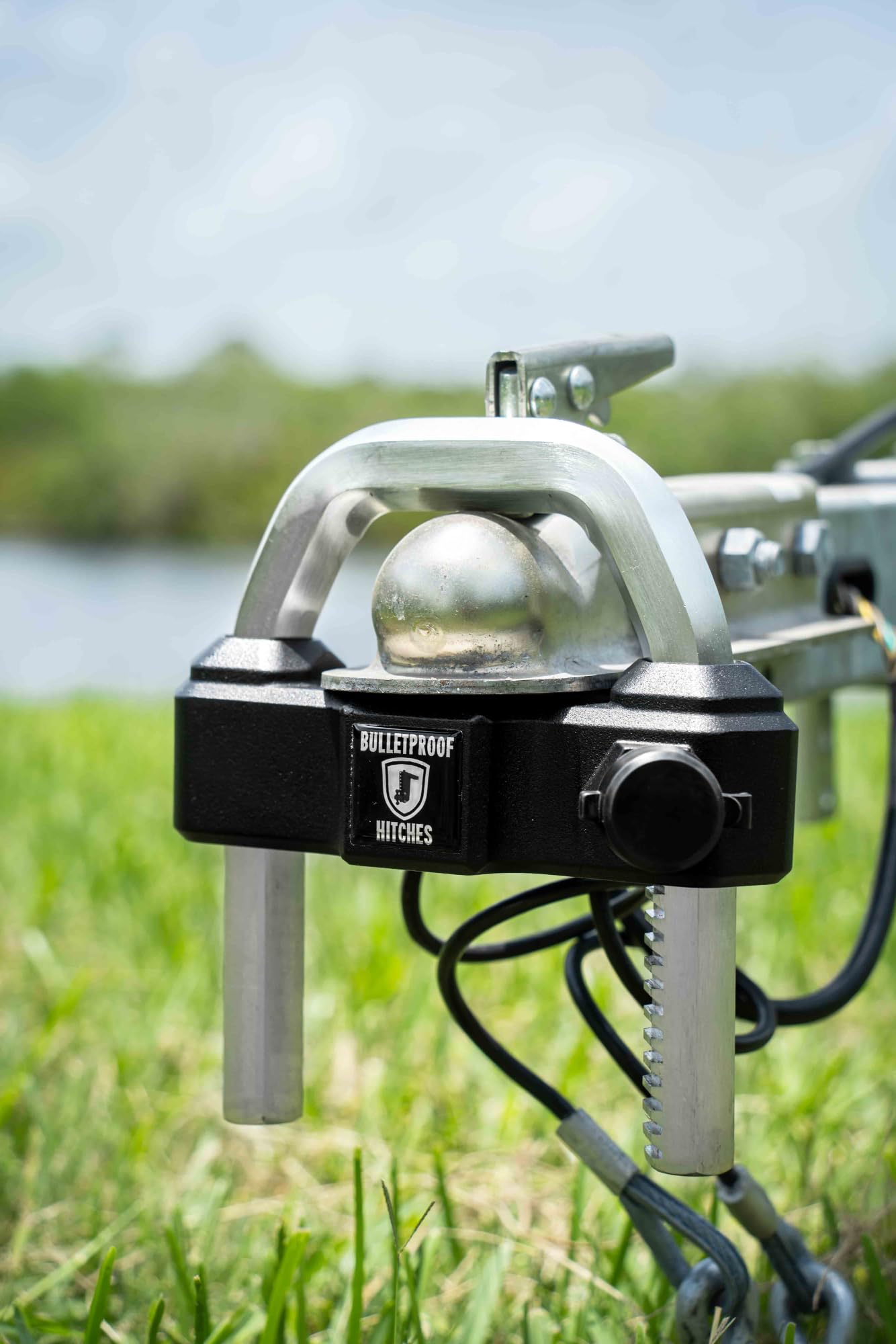 BulletProof Hitches BulletProof Hitches - Extreme Duty Trailer Coupler Lock - Universal Trailer Lock with 1" - Outdoor Depot