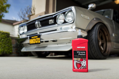 Mothers Mothers California Gold Chrome Polish, 12 oz. — Cleans & Brightens Chrome Bumpers, Wheels, Trim & - Outdoor Depot