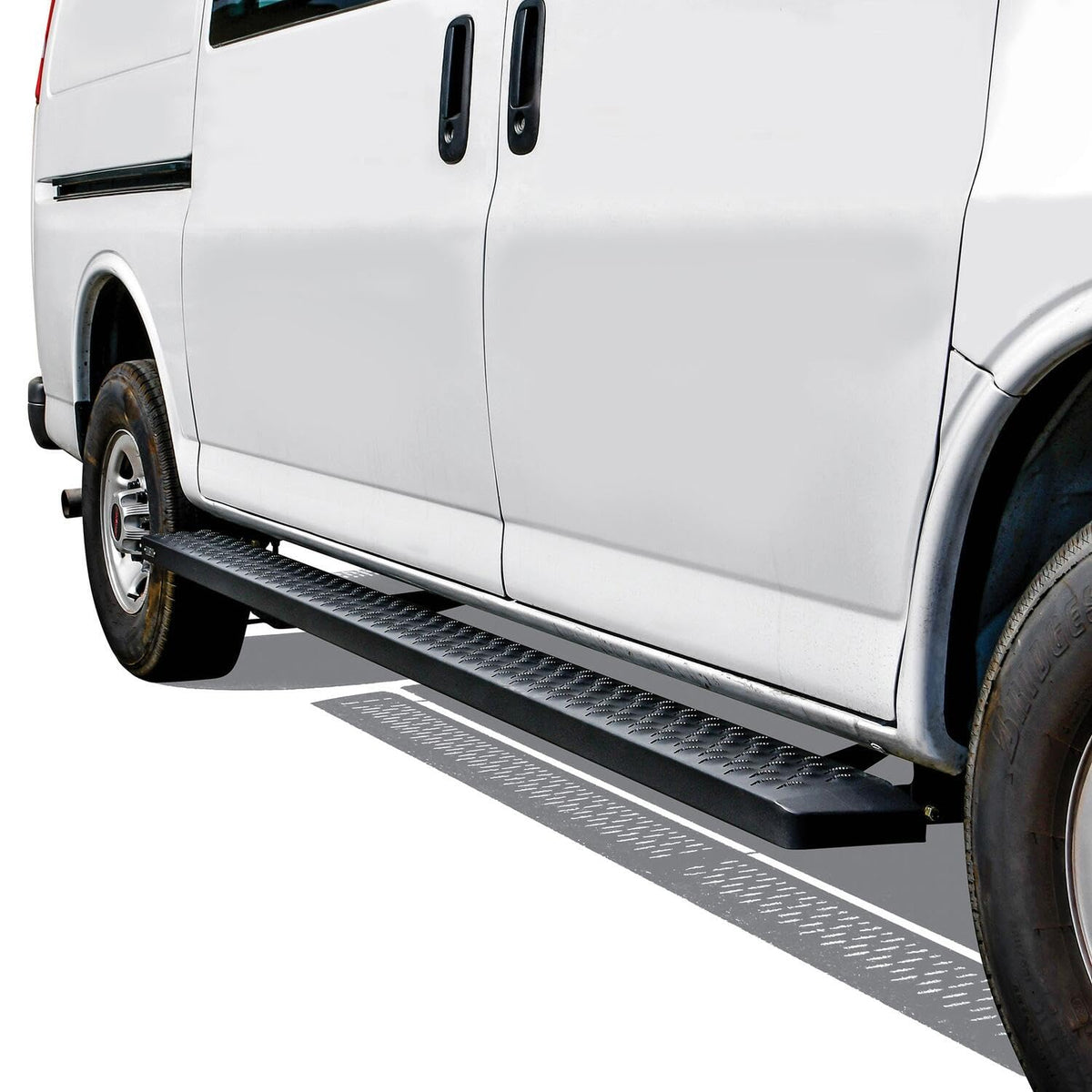 Westin Westin 27-81005 Grate Steps Running Boards 46" Driver & 97" Passenger Side Textured Black Pair - Outdoor Depot