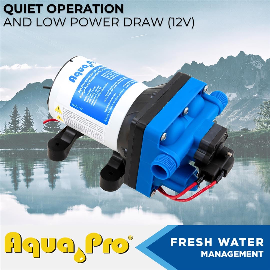 Aquapro Aquapro 21847 3.0Gpm 12V MUL-Fixture Pump - Outdoor Depot