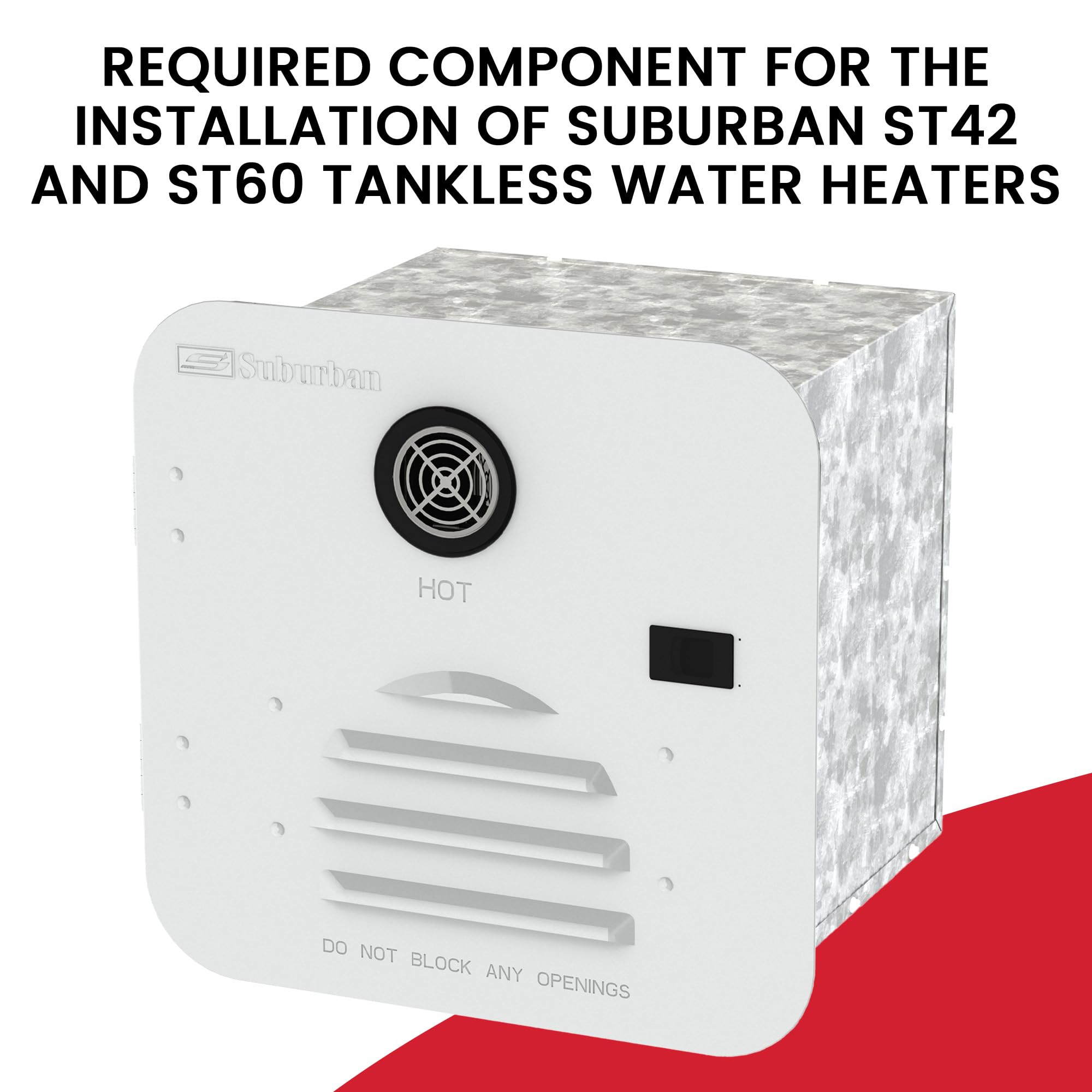 Suburban ST Suburban 6285APW Tankless Water Heater Door, Required Door for Installation of Suburban ST42 and - Outdoor Depot