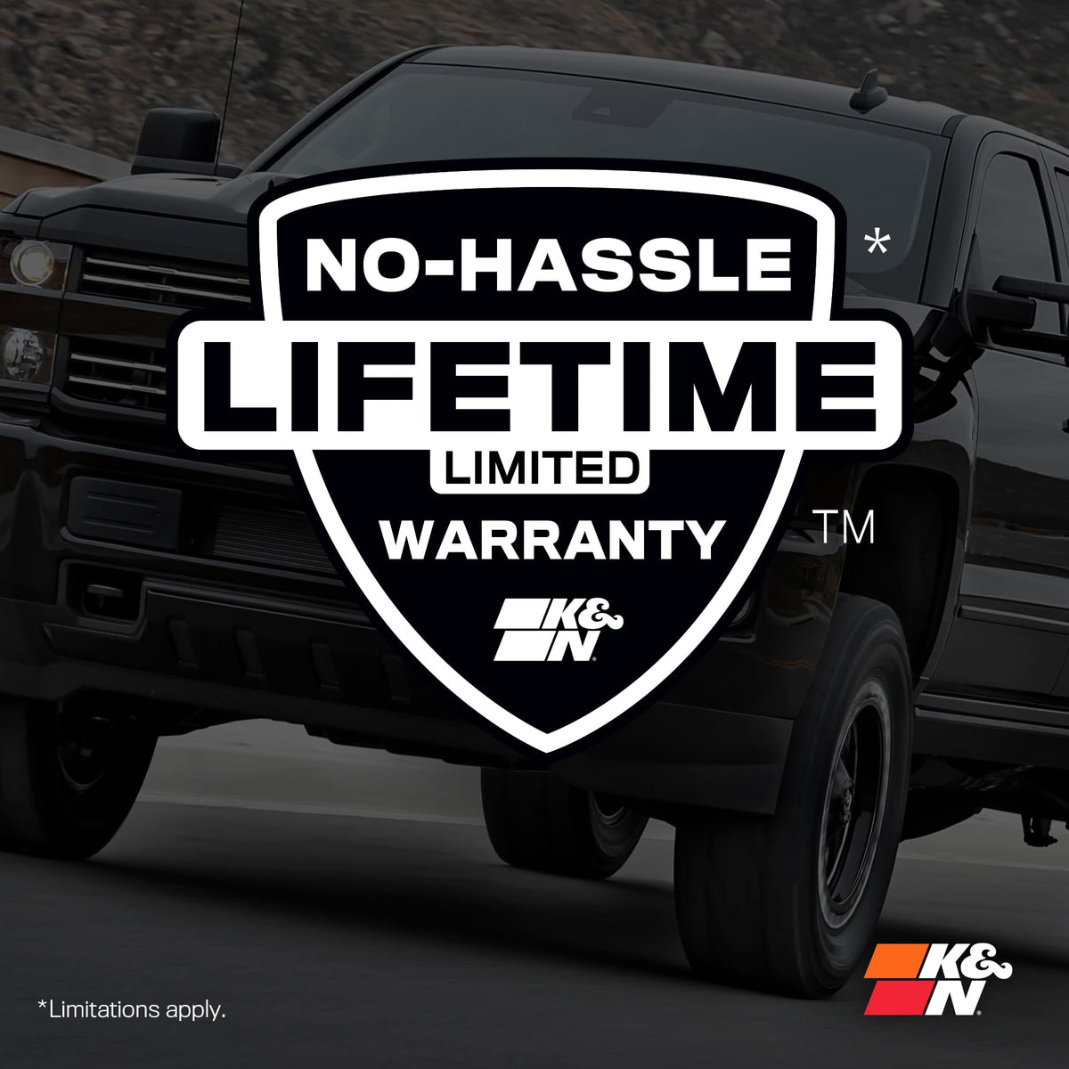 K&N K&N Performance Diesel High-Flow Lifetime Engine Air Filter: Increase Power: Premium, Washable: - Outdoor Depot