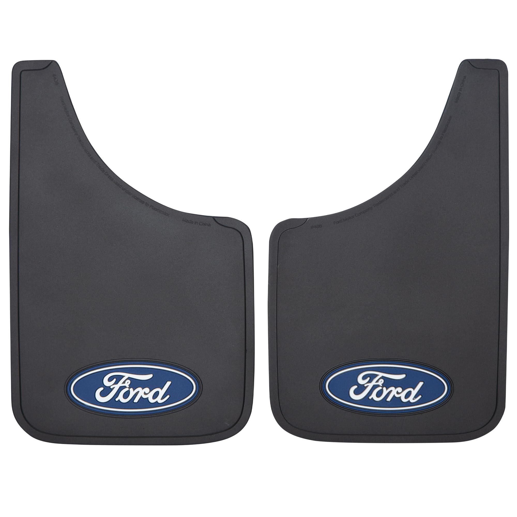 Plasticolor Ford Blue Oval Easy Fit Mud Guard - Set of 2 - Outdoor Depot