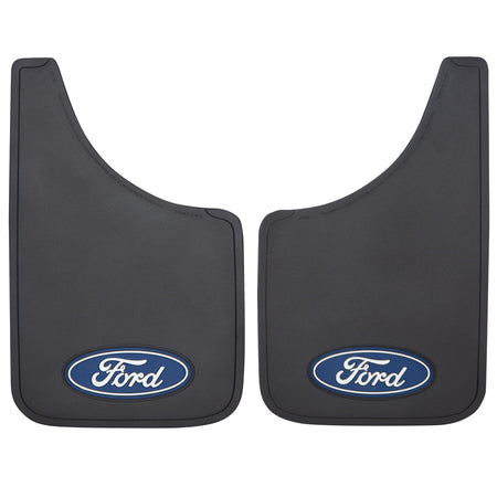 Plasticolor Ford Blue Oval Easy Fit Mud Guard - Set of 2 - Outdoor Depot