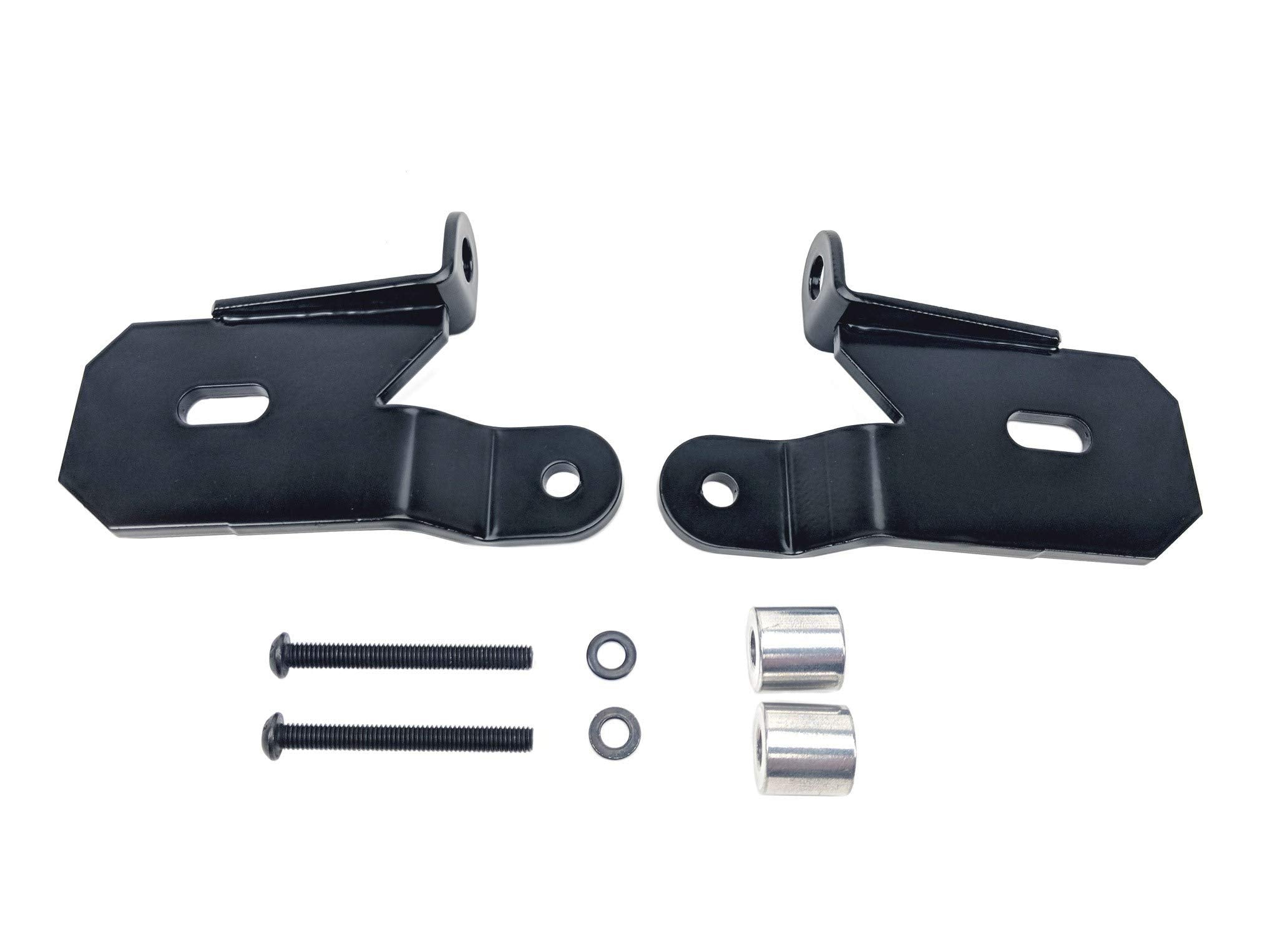 KC KC HiLiTES 7318 A-Pillar Black Light Mount Brackets - Jeep Wrangler JL - Outdoor Depot