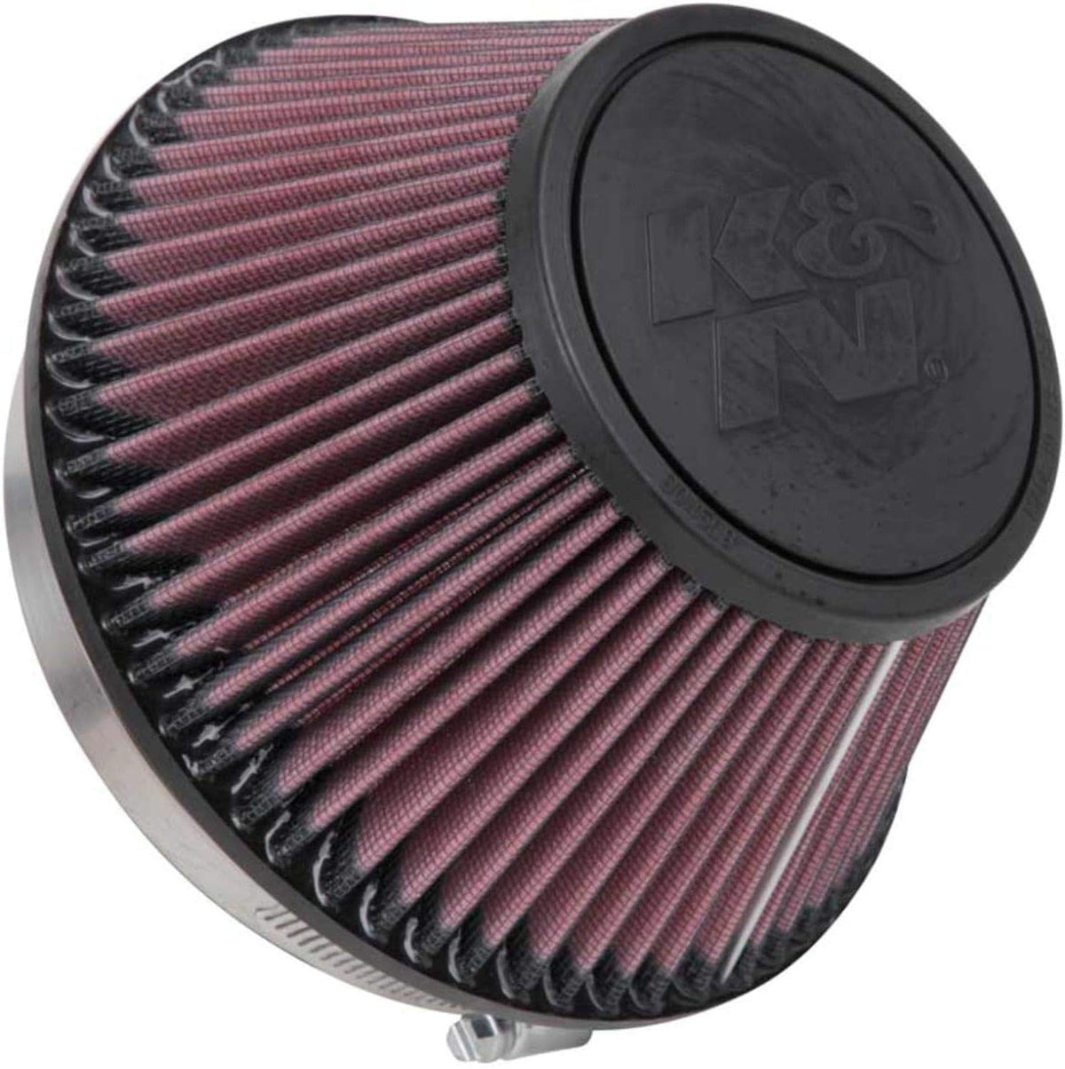 K&N K&N High-Flow Original Lifetime Universal Clamp-On Air Filter: High Performance, Premium, Washable: - Outdoor Depot