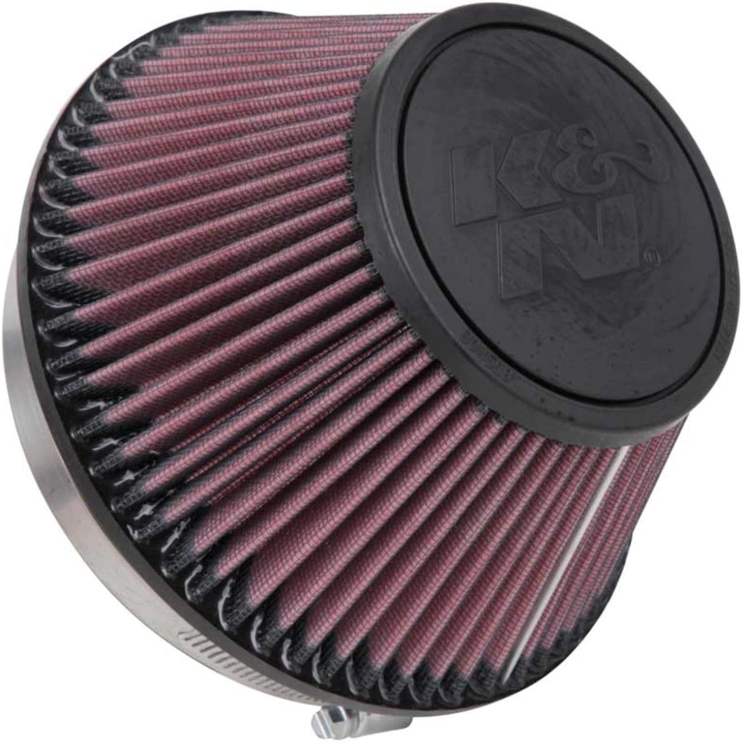 K&N K&N High-Flow Original Lifetime Universal Clamp-On Air Filter: High Performance, Premium, Washable: - Outdoor Depot