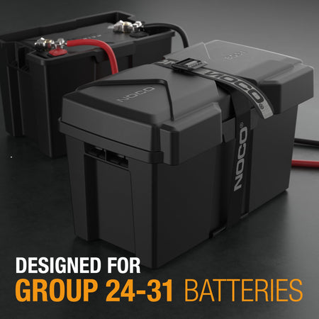 NOCO NOCO Snap-Top BG31 Battery Box, Group 24-31 12V Battery Box for Marine, Automotive, RV, Boat, Camper - Outdoor Depot