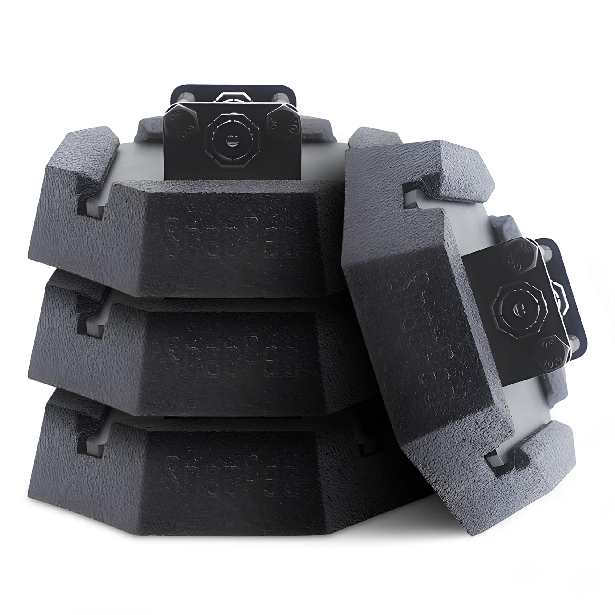 SnapPad SnapPad SnapJack™ SJ (Pack of 4) | Two-Point Trailer Jack Stands Featuring 5.5" Metal Foot | Adds - Outdoor Depot