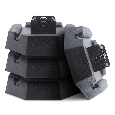 SnapPad SnapPad SnapJack™ SJ (Pack of 4) | Two-Point Trailer Jack Stands Featuring 5.5" Metal Foot | Adds - Outdoor Depot