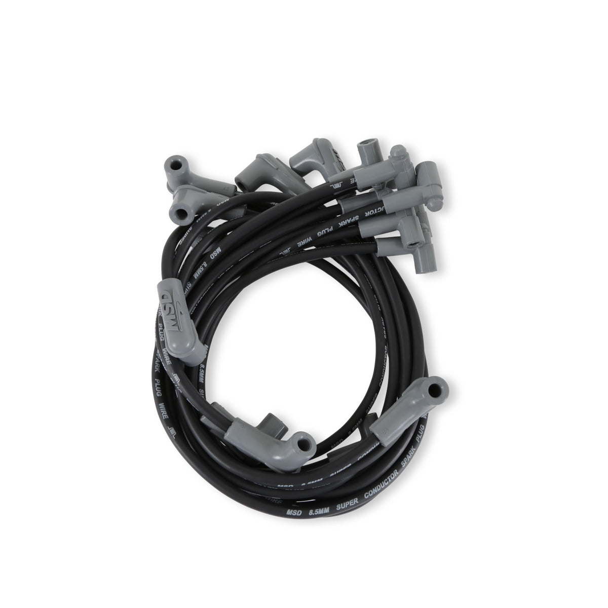 MSD MSD 35593 Super Conductor Spark Plug Wire Set, Black - Outdoor Depot