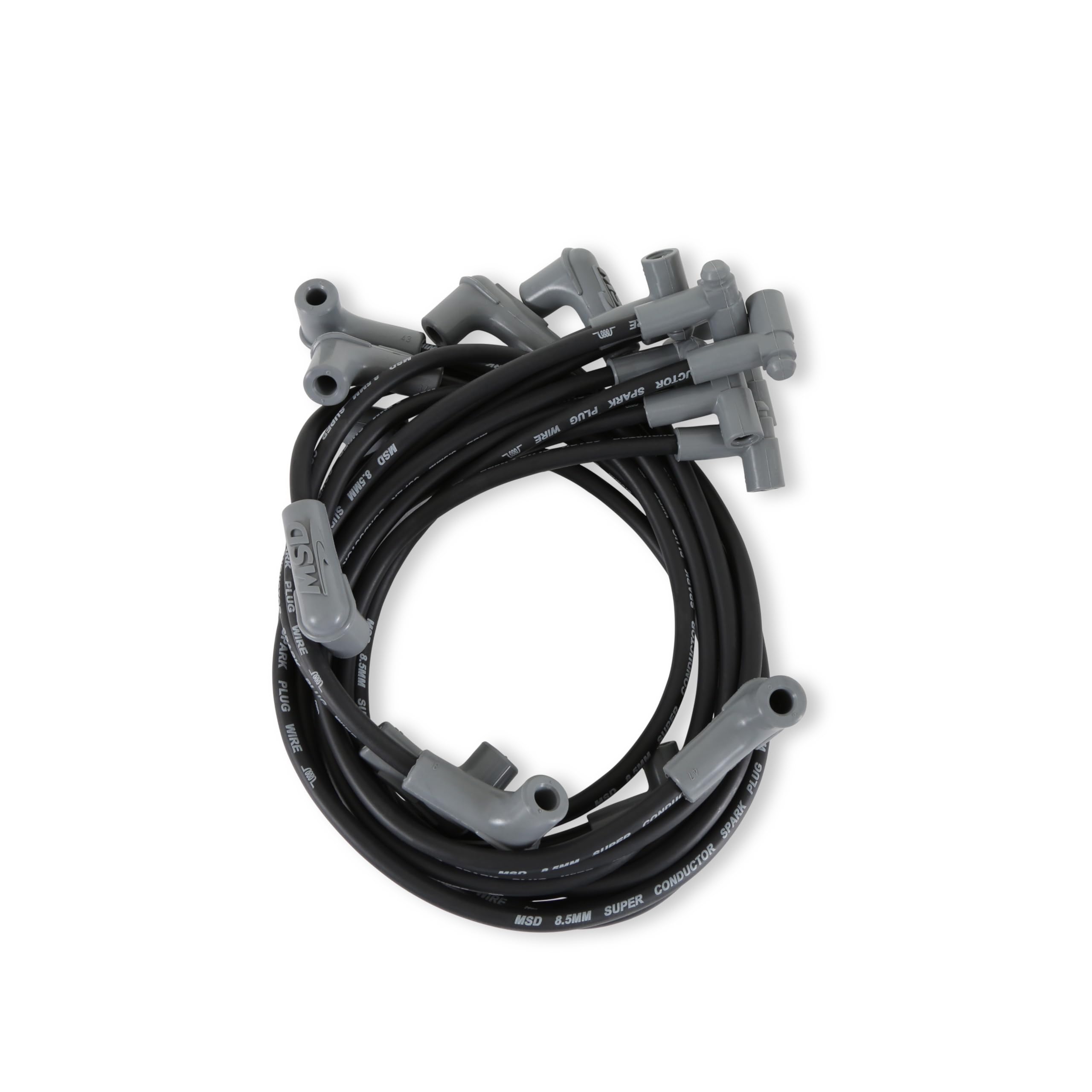MSD MSD 35593 Super Conductor Spark Plug Wire Set, Black - Outdoor Depot