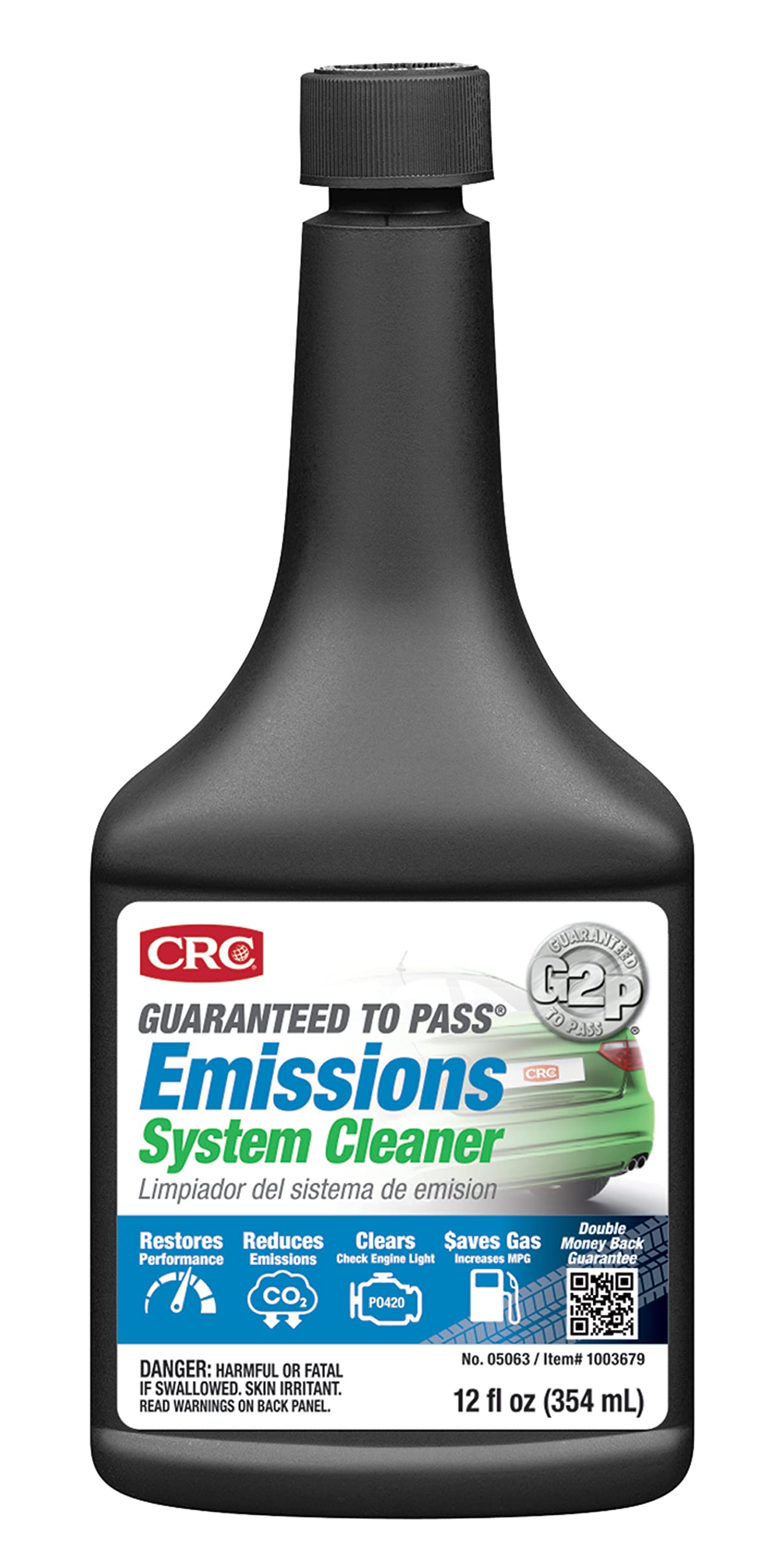 CRC CRC Guaranteed to Pass Emissions Test Formula, 12 Fluid Ounce - Outdoor Depot