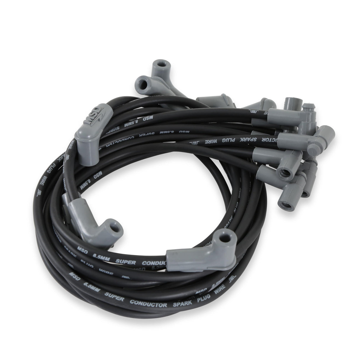 MSD MSD 35593 Super Conductor Spark Plug Wire Set, Black - Outdoor Depot